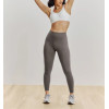 High waist compressive yoga leggings with mesh pockets squat proof fitness tights