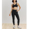 High waist compressive yoga leggings with mesh pockets squat proof fitness tights
