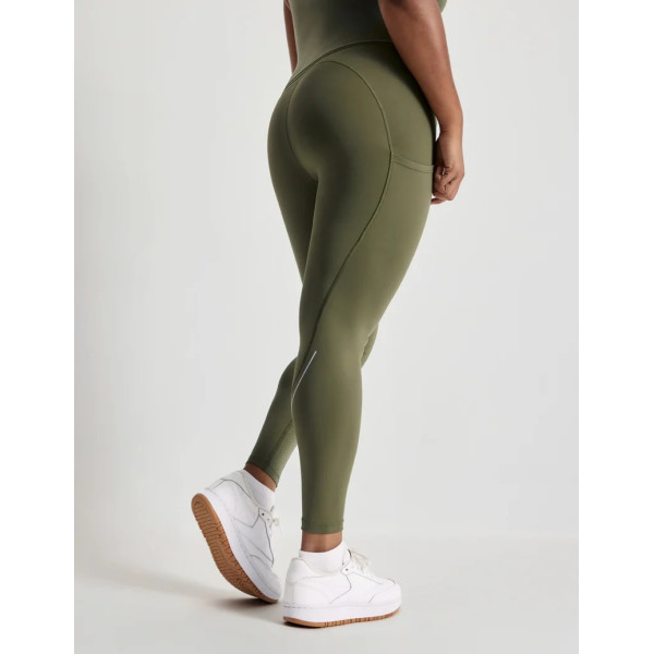 High rise performance pocket leggings for women moisture wicking training leggings