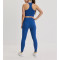 Mid rise compressive basic leggings for women squat proof stretchy yoga leggings