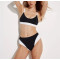 Women's color block trangle bikini top with adjustable straps