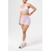 Scoop neck strappy back sports bra classic buttery soft gym bra