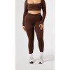 High waisted contouring no front seam yoga leggings butt lifting fitness tights