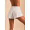 Women's mid rise cotton shorts athleisure style running shorts