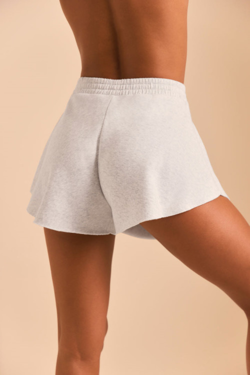 Women's mid rise cotton shorts athleisure style running shorts