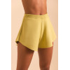 Women's mid rise cotton shorts athleisure style running shorts