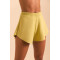 Women's mid rise cotton shorts athleisure style running shorts