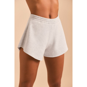 Women's mid rise cotton shorts athleisure style running shorts