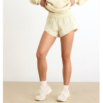 High waist elastic waist woven shorts light weight gym shorts