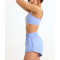 High waist elastic waist woven shorts light weight gym shorts