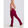 Tummy control contouring fit bootcut leggings with side pockets