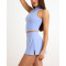 Lightweight mid rise A line mini skort with side slit classic tennis skirt with build in shorts