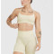 Women's classic strappy back sports bras scoop neck supportive gym top