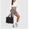 Long sleeve open back crop top moisture wicking athletic fit gym tees