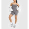 Women's basic style scoop neck padded tank top buttery soft U back sports singlets