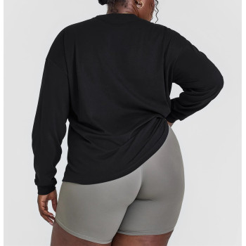 Women's lightweight crew neck long sleeve t shirts oversized sports tees