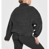 Fall winter relax fit cotton fleece jackets women's heavy weight coats