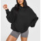 Women's cozy fit hooded pullovers with kangaroo pockets high quality cotton blend mid weight sweatshirts