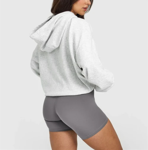Women's cozy fit hooded pullovers with kangaroo pockets high quality cotton blend mid weight sweatshirts