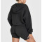 Women';s full zipper relaxed fit hoodies cotton blend comfortable hooded jackets