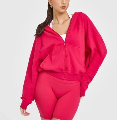 Women';s full zipper relaxed fit hoodies cotton blend comfortable hooded jackets