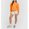 Versatile Crew neck oversized sweatshirts hip length long sleeve pullovers