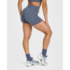 High waisted compressive shorts no front seam squat proof biker shorts