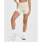 High waisted compressive shorts no front seam squat proof biker shorts