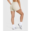 High waisted compressive shorts no front seam squat proof biker shorts