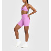 High waist butt lifting anti camel toe gym shorts compressive cycling shorts
