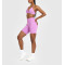 High waist butt lifting anti camel toe gym shorts compressive cycling shorts