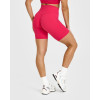 High waist butt lifting anti camel toe gym shorts compressive cycling shorts