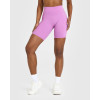 High waist butt lifting anti camel toe gym shorts compressive cycling shorts