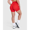 Crossover waist contouring gym shorts glute separation yoga shorts