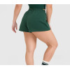 Women's athleisure style loose fit running shorts low rise cotton shorts