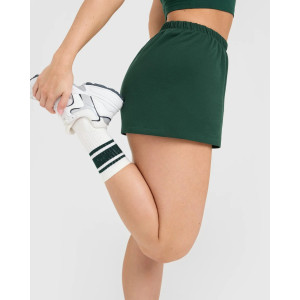 Women's athleisure style loose fit running shorts low rise cotton shorts