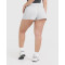 Vintage raw edge relaxed fit shorts with adjustable waist