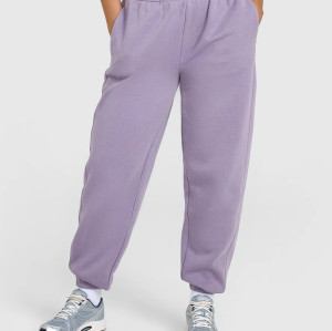 Mid weight regular fit joggers for women high quality cotton sweatpants