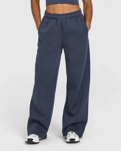 Women's adjustable waist straight leg pants with side pockets relaxed fit cozy everyday sweatpants