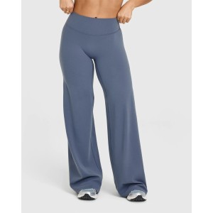 High waisted lightweight straight leg pants butt lifting buttery soft yoga pants