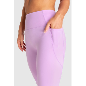 Tummy control flattering butt lifting yoga leggings with side pockets nylon spandex full length tights