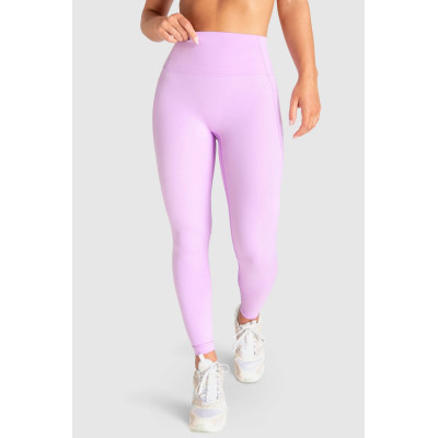 Tummy control flattering butt lifting yoga leggings with side pockets nylon spandex full length tights