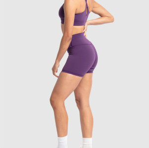 High waist no front seam yoga shorts buttery soft everyday biker shorts