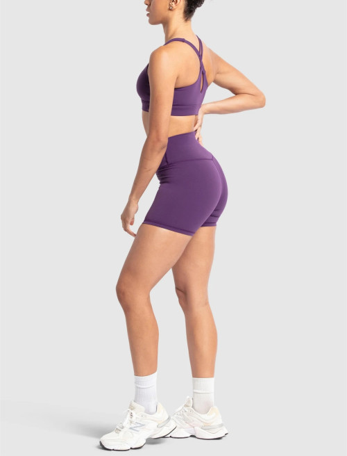 High waist no front seam yoga shorts buttery soft everyday biker shorts