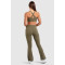 Women's high rise athleisure flared pants moisture wicking yoga leggings