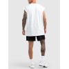 Men's lightweight oversized tank top versatile cotton sleeveless workout tops