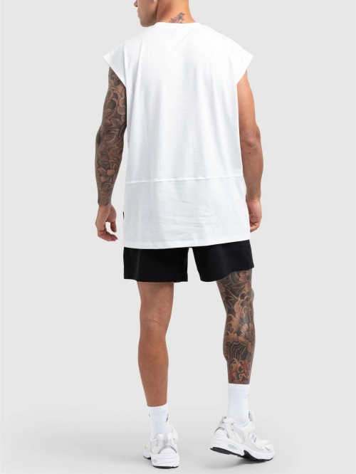 Men's lightweight oversized tank top versatile cotton sleeveless workout tops