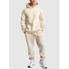 Men's relaxed fit kangaroo pocket hoodies brushed cotton fleece hooded sweatshirts