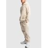 Men's relaxed fit kangaroo pocket hoodies brushed cotton fleece hooded sweatshirts