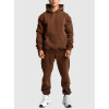 Men's relaxed fit kangaroo pocket hoodies brushed cotton fleece hooded sweatshirts